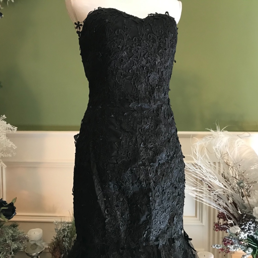 Formal evening Ball Mermaid Prom dress gown - Picture 2 of 14